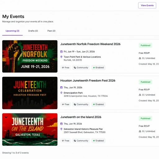 Juneteenth Norfolk Celebration 2026 – Free Festival